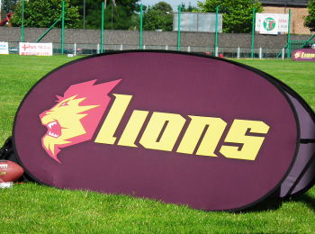 Popup Banner type Oval