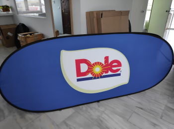 Popup Banner type Oval
