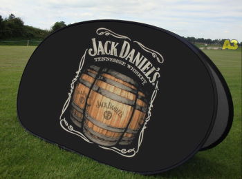 Popup Banner type Oval